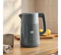 HOMCOM 1.7L Fast Boil 3000W Electric Kettle with LED Display - Grey