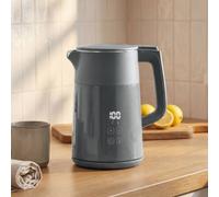 HOMCOM 1.7L Fast Boil 3000W Electric Kettle with LED Display in Grey HOMCOM Grey