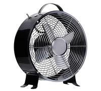 Homcom Desk Fan with Safety Guard Anti-Slip Feet Black