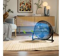 HOMCOM 100W Desk Fan Home Office Moving Oscillation with 3-Speed Wind