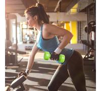 HOMCOM 10kg Colourful Dumbbell Weights Set Home Exercising Toning with Case | Size: 1kg HOMCOM Multicolor 1kg