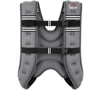 HOMCOM 10KG Weighted Vest, Running Weight Vest with Adjustable Strap, Convenient Pocket and Reflective Strips for Men and Women
