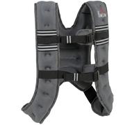 Homcom 10Kg Weighted Vest With Adjustable Straps, Pocket, Reflective Strips In Grey Grey
