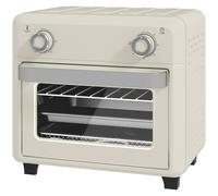 HOMCOM 10L Cream Air Fryer Oven - Electric Oven - Grill - Roast - Bake - 1000W - Cream | TJ Hughes