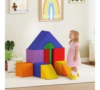 Homcom 11 Piece Soft Play Blocks Toy Foam Building and Stacking Blocks