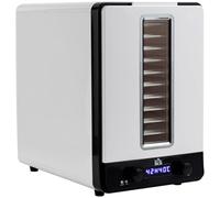 HOMCOM 11 Tier Food Dehydrator with Adjustable Temperature Timer LCD Display in White HOMCOM White