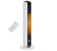 Homcom 2200W Indoor Tower Space Heater With Timer Thermostat Oscillating
