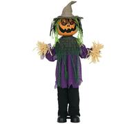 Homcom Pumpkin Halloween Animatronic Prop For Indoor Outdoor Decoration