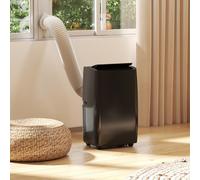 HOMCOM 12, 000 BTU Portable Air Conditioner Unit with Remote, 24H Timer in Black HOMCOM Black