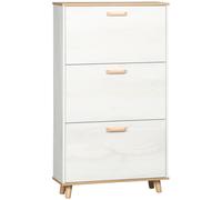 HOMCOM 12 Pair Slim Shoe Storage Cabinet w/ 3 Flip Drawers for Entryway Hallway | TJ Hughes