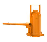 HOMCOM 12 Tonne Hydraulic Bottle Jack with 19-37 cm Lifting Range, Heavy Duty Portable Compact Car Jack Lift with Saddle and 3 Section Handle for Pickup, Truck, Auto Repair Maintenance, Orange