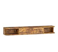 HOMCOM 120 cm Floating TV Unit for TVs up to 50 Inch - Rustic Brown