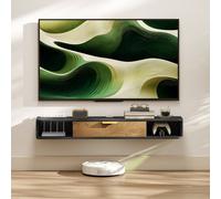 HOMCOM 120 cm Floating TV Unit with Storage Entertainment Media Console Grey, Grey