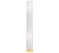 HOMCOM 120 cm Tall Floor Lamp for Warm Lighting in Living space Fabric Shade in Grey HOMCOM Grey