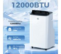 HOMCOM 12000 BTU Portable Air Conditioner Unit with WiFi Smart App