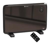 Homcom Electric Convector Heater, Quiet Space Heater W/ Led Display, Black