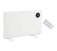 HOMCOM 1200W Electric Panel Heater, Freestanding or Wall Mounted, Convector Heater with LED Display, Open Window Detection, Timer, Overheat Protection, Remote Control, White