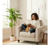 Homcom 120Cm Artificial Dracaena Tree With Bendable Trunks For Home Decor