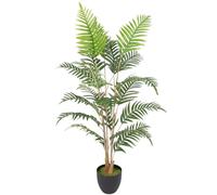 HOMCOM 120cm Artificial Fern Topiary Tree Realistic Artificial Plant Green