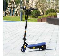 HOMCOM 120W E-Scooter Folding Electric Scooter with 12km/h Maximum Speed, Three Mode LED Headlight, Adjustable Height, Warning Bell, for Ages 7-14 Years - Blue Blue