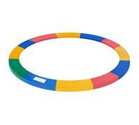 HOMCOM 12FT Replacement Trampoline Pad Thick Foam Safety Φ366cm Spring Cover Bounce Padding - Multi Coloured