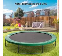HOMCOM 12ft Trampoline Pad Surround Pad Thick Foam Replacement Spare Green
