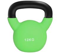 HOMCOM 8-12kg Kettlebell Kettle Bell with Non Slip Handle for Home Gym | Weight Lifting, Strength Training