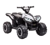 HOMCOM 12V Electric Quad Bike for Kids Ride On Car ATV Toy, with Forward Reverse