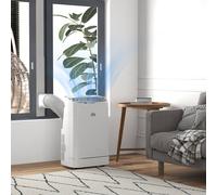 HOMCOM 14,000 BTU Mobile Air Conditioner with WiFi Smart App, 35m², White