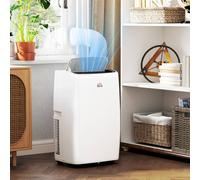 HOMCOM Portable Air Conditioner 14000 40 m² 1.5 L White 823-059V70WT