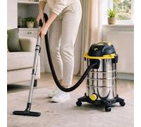 HOMCOM 1400W Vacuum Cleaner with Blowing Mode, Yellow