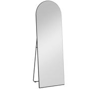 HOMCOM 150cm Arched Full Length Mirror - Black
