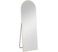 HOMCOM 150cm Arched Full Length Mirror - Gold Tone Aosom UK