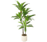 Homcom 150Cm Lifelike Fake Tree With Bendable Trunks For Home Decor, Green Green