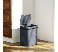Homcom 15L Sensor Bin, Automatic Touchless Kitchen Bin, Battery Operated In Grey Grey