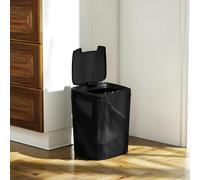HOMCOM 15L Sensor Bin, Automatic Touchless Kitchen Bin with Dual-Mode Opening, Easy Clean, Battery Operated for Home Office, Bedroom, Bathroom, Black