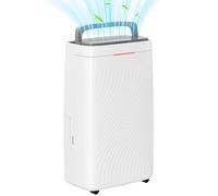 HOMCOM 16L/Day Dehumidifier for Home Activated Carbon Air Filter White