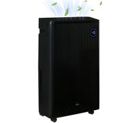 HOMCOM 16L/Day Dehumidifier with Air Purifier and HEPA Filter - UVC - Ioniser - 5.5L Water Tank - 24H Timer - for Home Damp - Condensation - Mould and