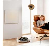 Homcom 170W Smart Electric Heater, Wall Far Infrared Panel Radiator, White