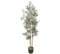 HOMCOM 175 cm Decorative Artificial Tree Silk Olive Tree with 787 Leaves