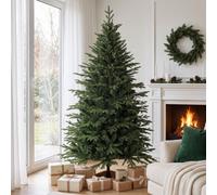 Homcom 180 Cm Artificial Christmas Tree Solid Pine Wood Stand, Green