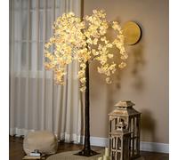 HOMCOM 180cm Cherry Blossom Tree Light with 350 LED Lights Fake Sakura Tree