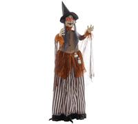 Animated Witch Halloween Decoration - 183cm