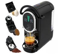 Homcom 19 Bar Pod Coffee Machine For Nespresso And Dolce Gusto Capsule In Black Black