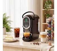 Homcom 19 Bar Pod Coffee Machine For Nespresso And Dolce Gusto Capsule In Black Black One Size