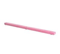HOMCOM 2.1M 7FT Gymnastics Folding Balance Beam Home Gym Training Exercise Sports - Pink