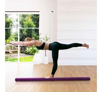 HOMCOM 2.1M 7FT Gymnastics Folding Balance Beam Home Gym Training Exercise Sports - Purple