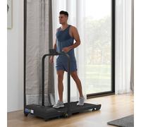 Homcom 2.5Hp Folding Treadmill Walking Pad With Remote Control, 1-10Km/h In Black Black One Size