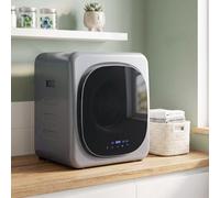 HOMCOM Vented Tumble Dryer 4kg Wet Laundry/2.5kg Dry Capacity 800W Silver