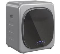 Homcom 2.5Kg 800W Vented Tumble Dryer With Stainless Steel Tub, Silver Tone Silver